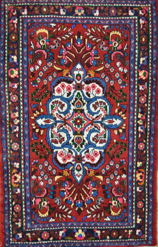 Persian Turkman hand knotted rug 3x5