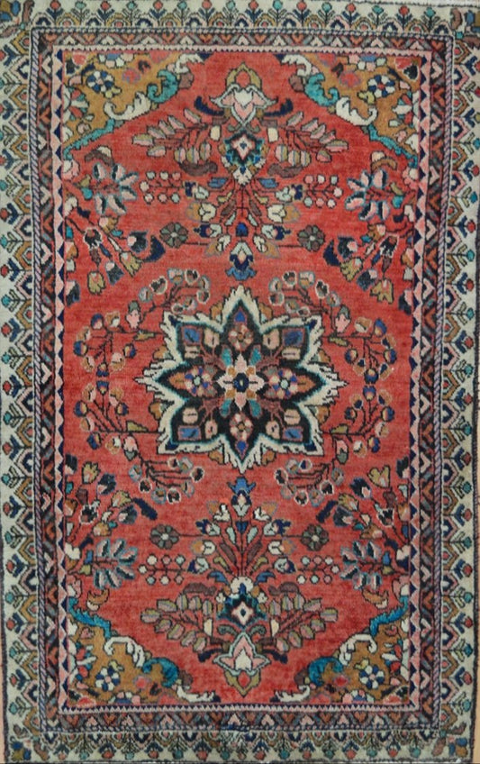 Persian Turkman hand knotted rug 3x5