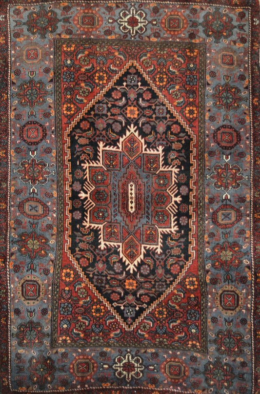 Persian Nahavand hand knotted rug 3x5