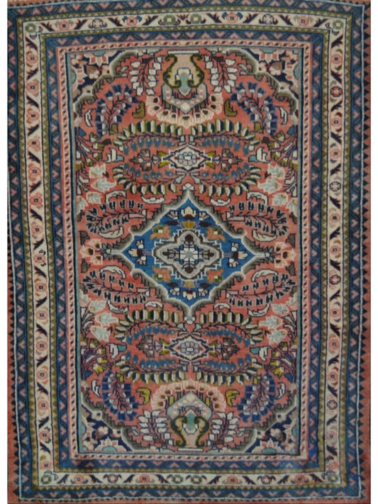 Persian Bakhtiari hand knotted rug 3x5