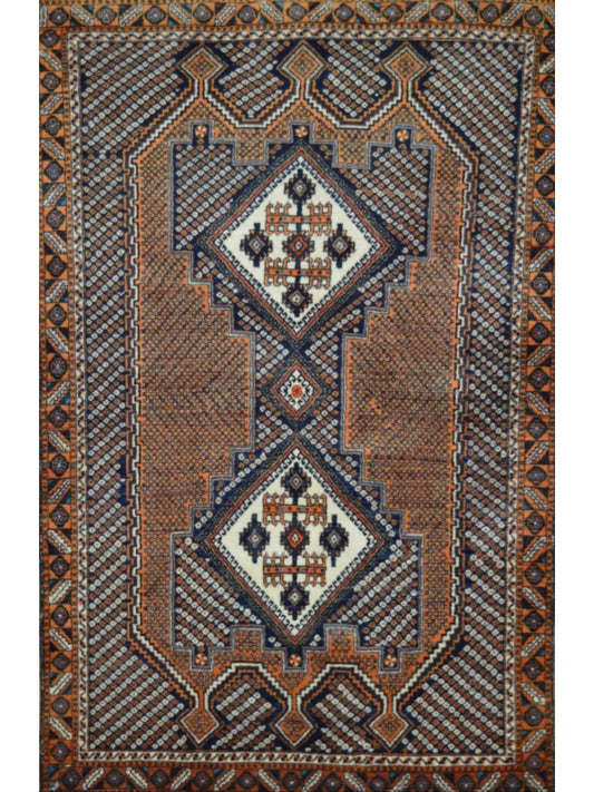 Persian Lilian hand knotted rug 3x5