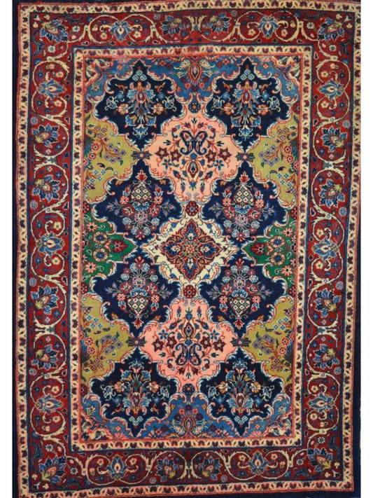 Persian Lilian hand knotted rug 3x5