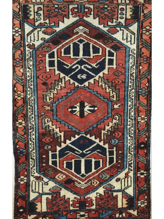 Persian Saveh hand knotted rug 3x5