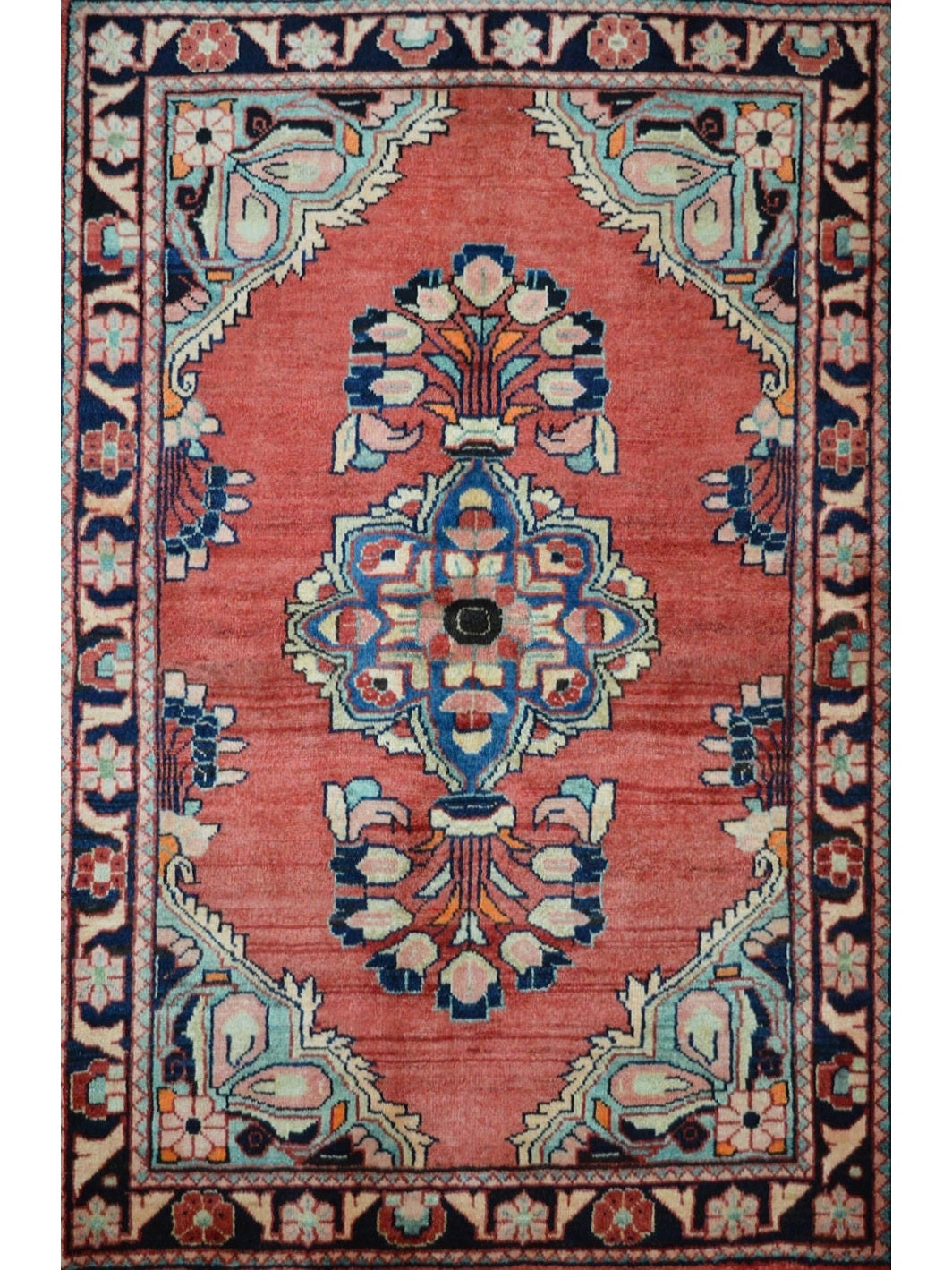 Persian Hamadan hand knotted rug 3x5