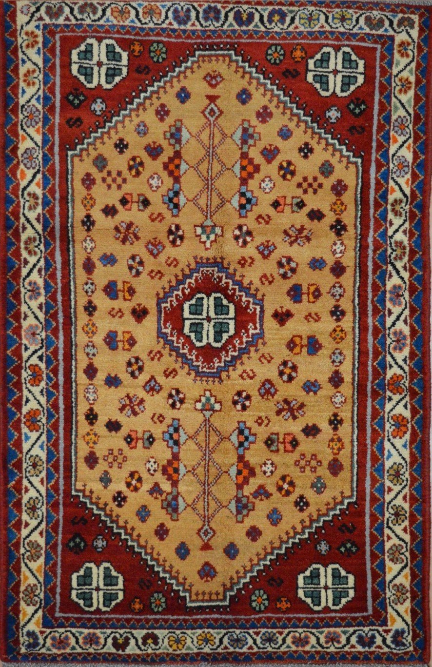 Persian Toysirkan hand knotted rug 4x6