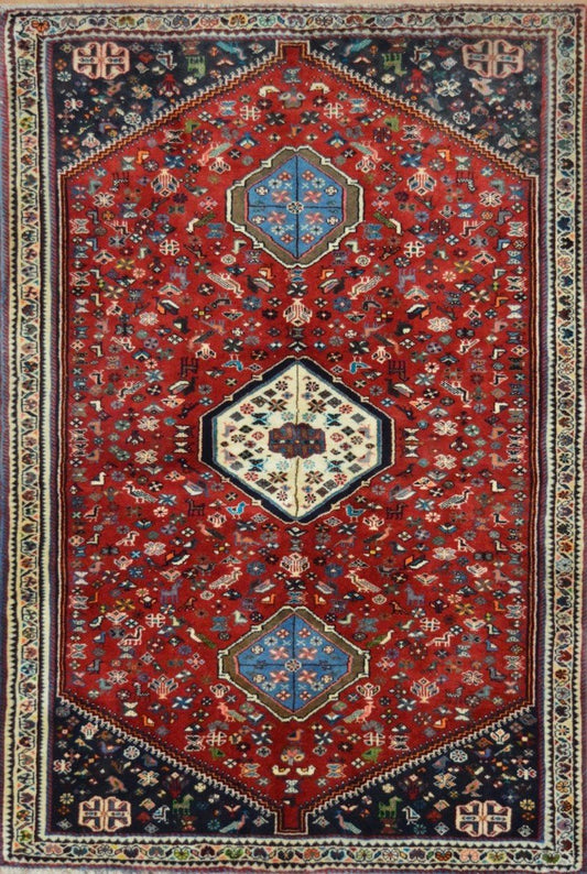Persian Toysirkan hand knotted rug 5x7