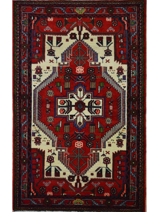 Persian Lori hand knotted rug 4x6