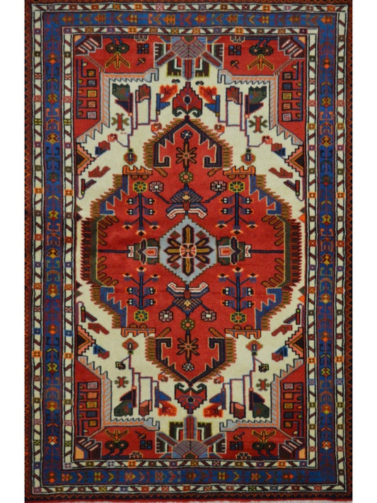 Persian Lori hand knotted rug 4x6