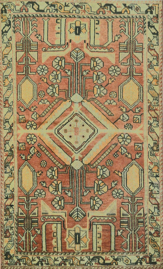 Persian Qum hand knotted rug 4x6