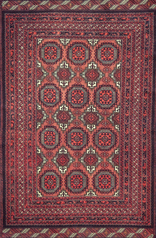 Persian Kashan hand knotted rug 4x6