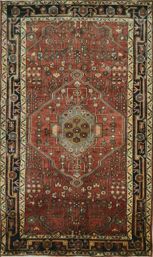 Persian Shahreza hand knotted rug 4x6