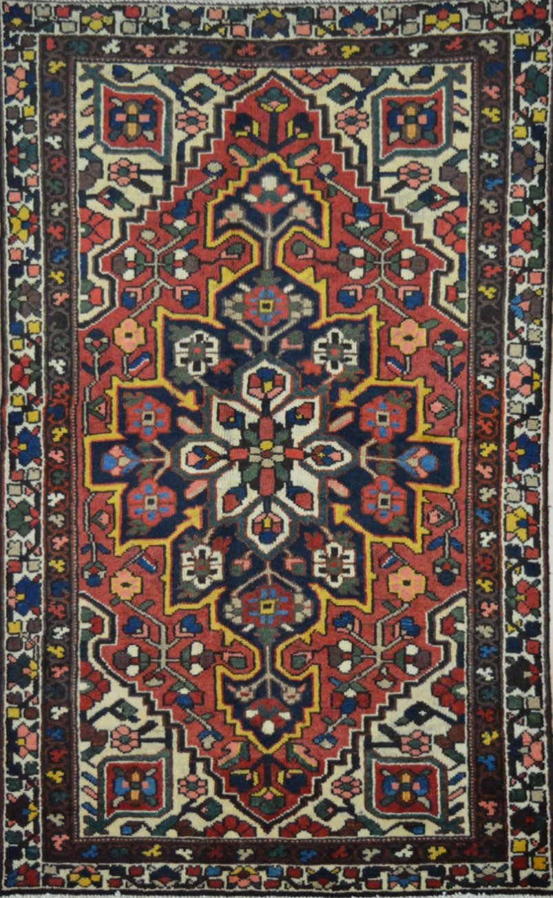 Persian Toysirkan hand knotted rug 4x6