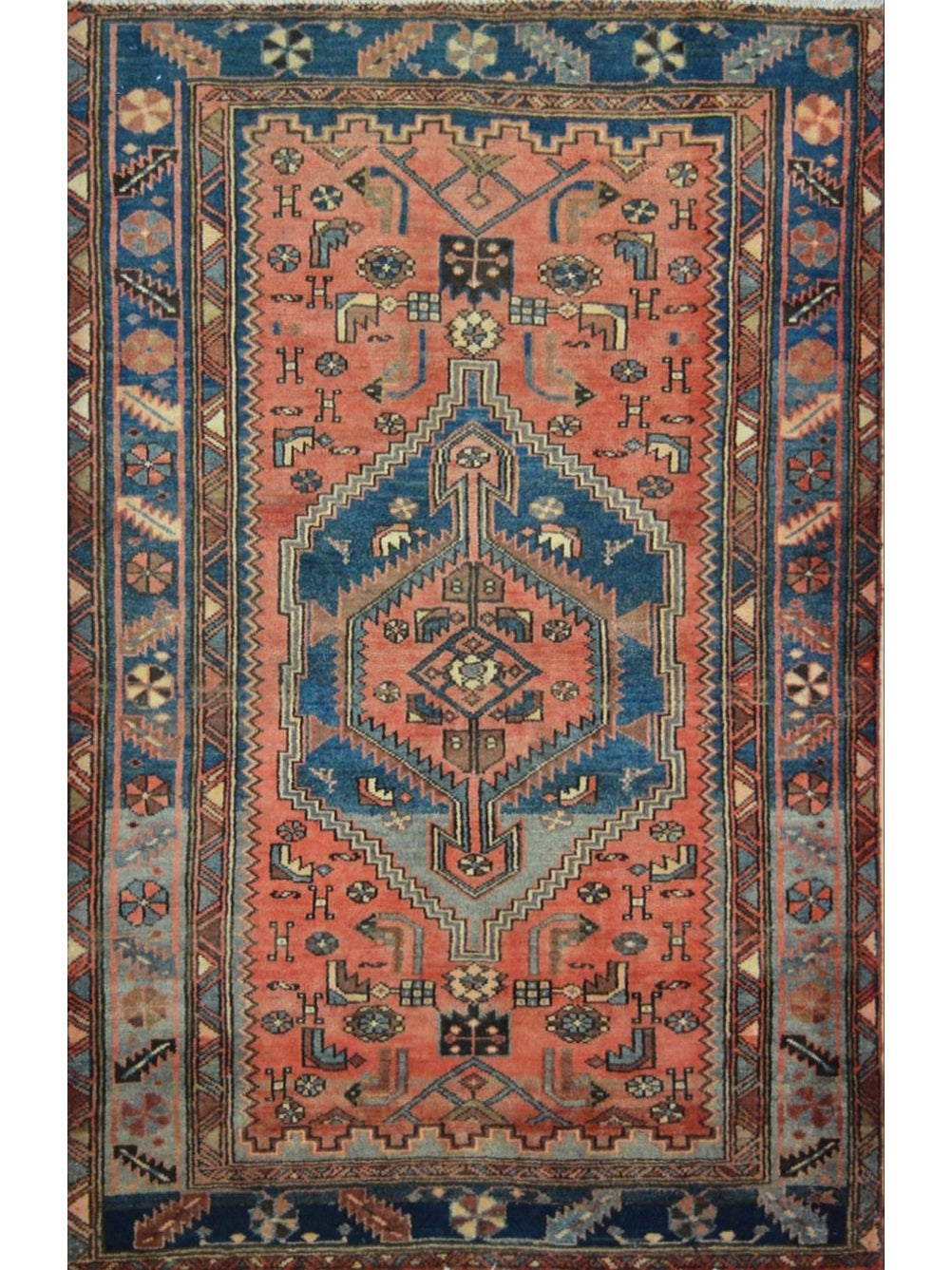 Persian Turkman hand knotted rug 4x6