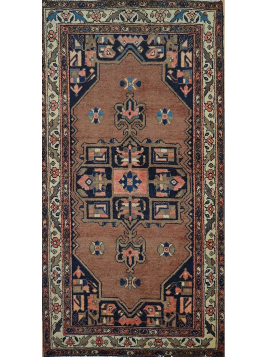 Persian Hamadan hand knotted rug 4x6