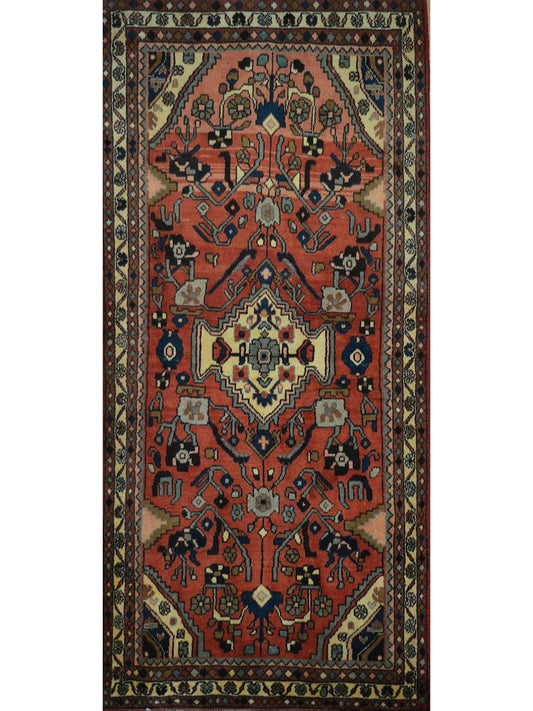 Persian Lori hand knotted rug 4x6