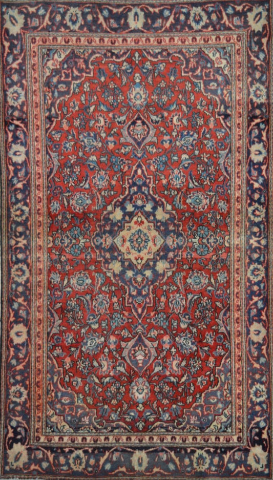 Persian Hamadan hand knotted rug 4x6