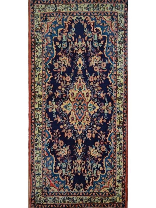Persian Hamadan hand knotted rug 4x6