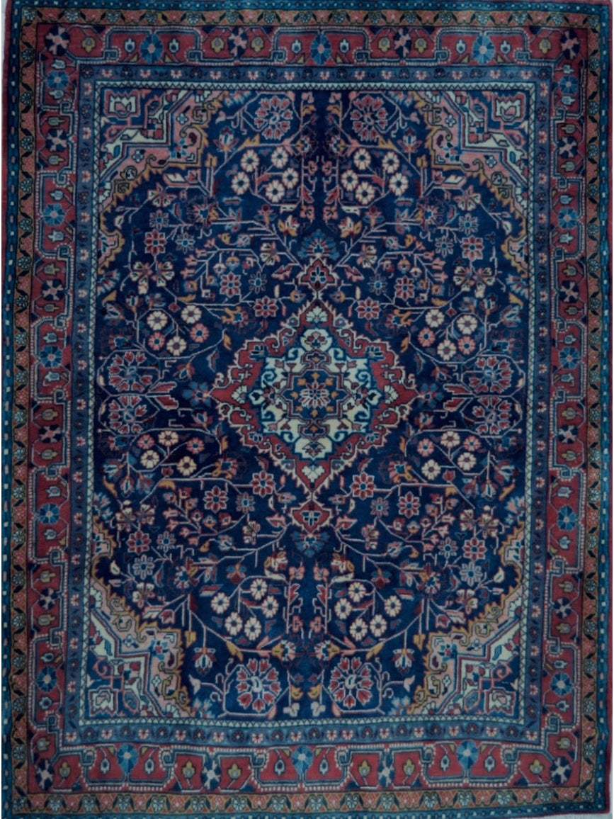 Persian Malayer hand knotted rug 4x6