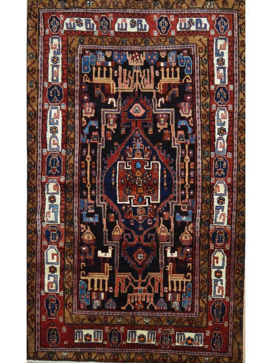Persian Toysirkan hand knotted rug 5x7