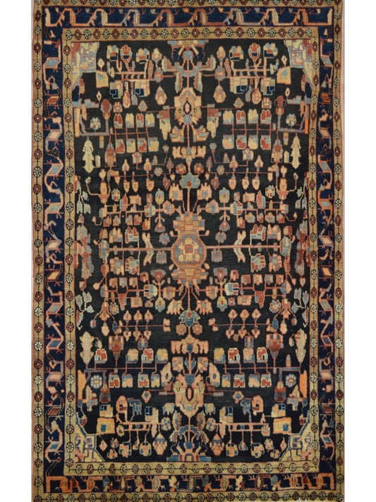 Persian Lori hand knotted rug 5x8