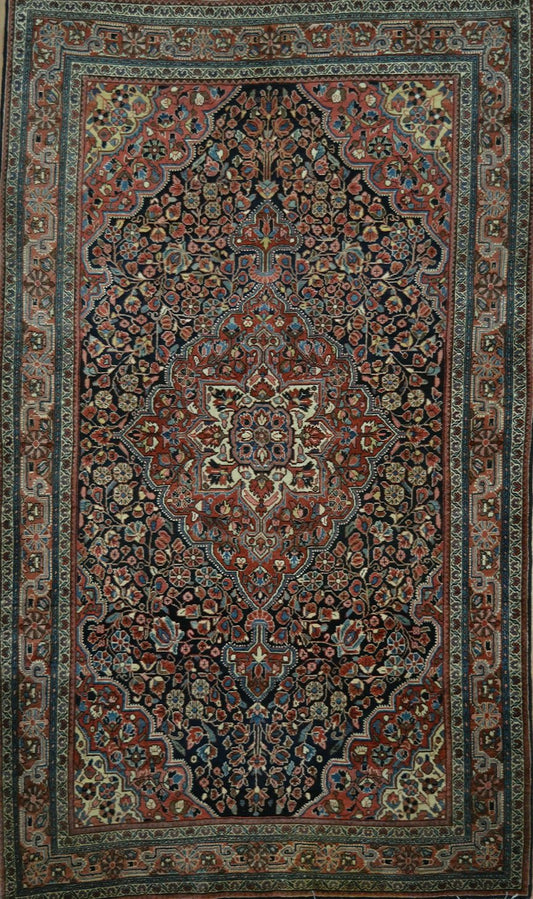 Persian Wiss hand knotted rug 5x7