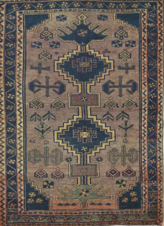 Persian Lori hand knotted rug 5x7