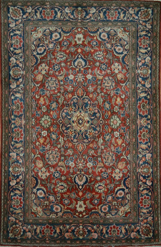 Persian Kurdish hand knotted rug 5x7
