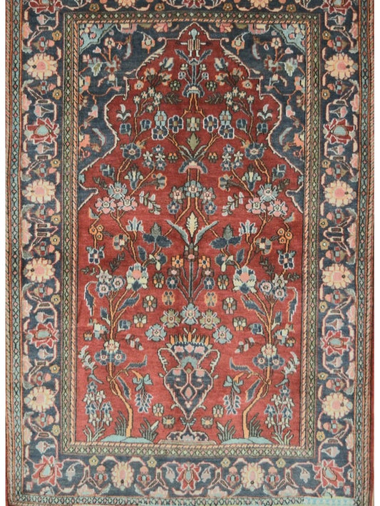 Persian Toysirkan hand knotted rug 5x7