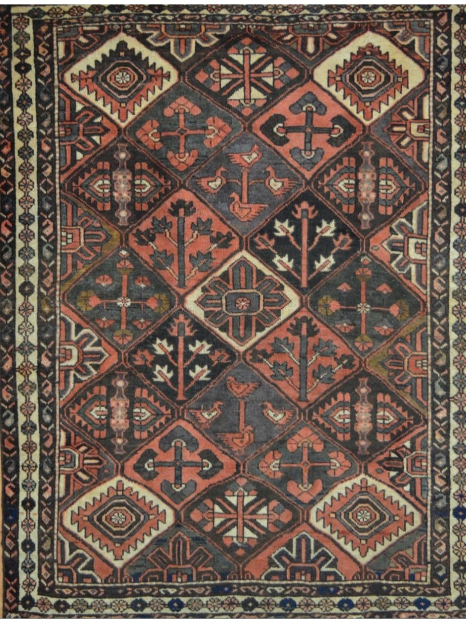 Persian Wiss hand knotted rug 5x7
