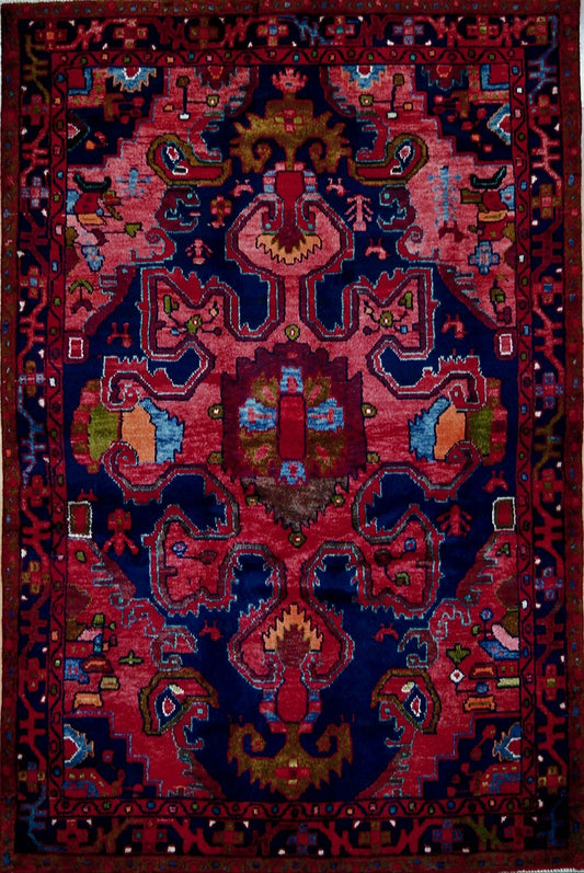 Persian Bijar hand knotted rug 5x7