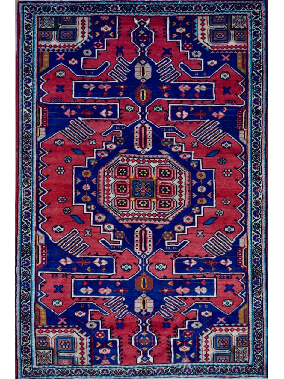 Persian Tafresh hand knotted rug 5x7