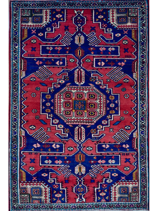 Persian Tafresh hand knotted rug 5x7