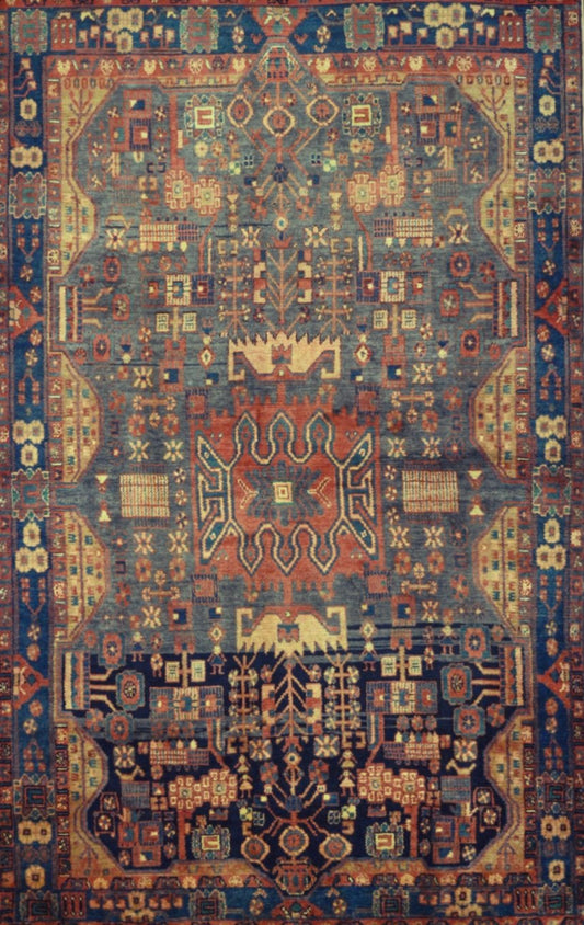Persian Toysirkan hand knotted rug 5x8