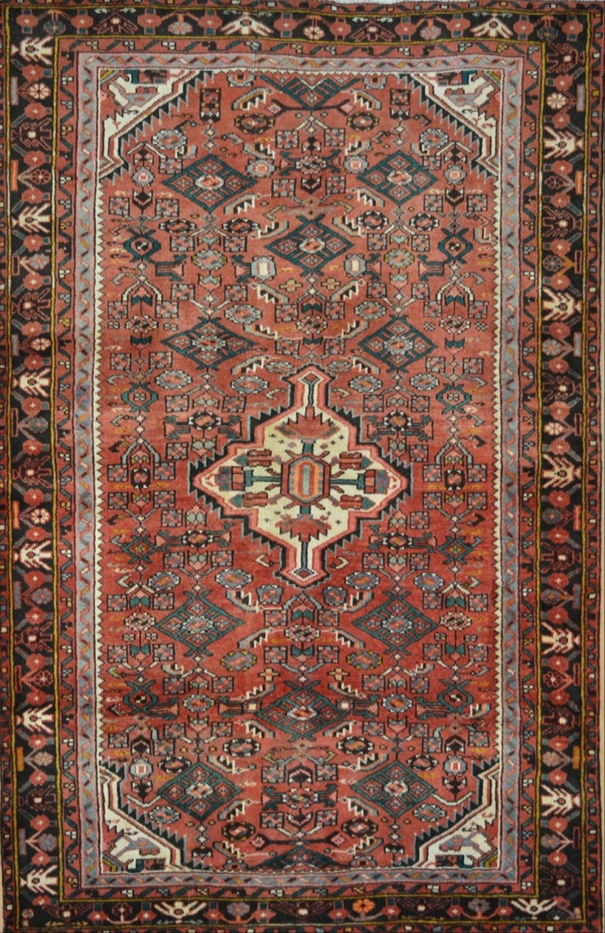 Persian Wiss hand knotted rug 5x8