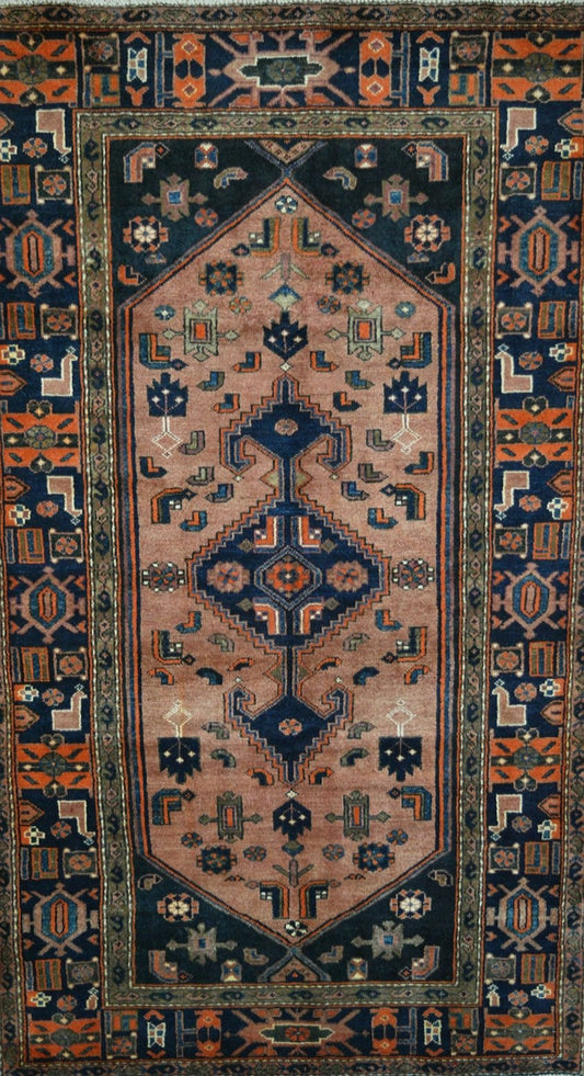 Afghan Khal Mohammadi hand knotted rug 2'6x4'6