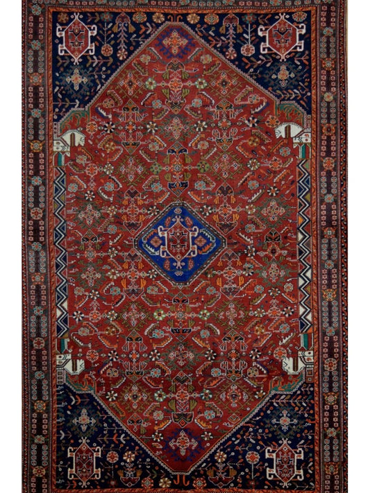 Persian Kurdish hand knotted rug 5x8