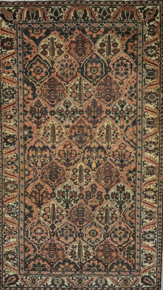 Persian Second Life hand knotted rug 7x10
