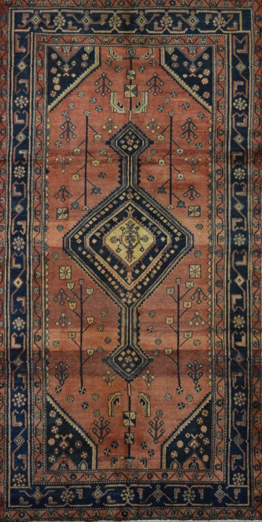 Persian Bakhtiari hand knotted rug 7x10