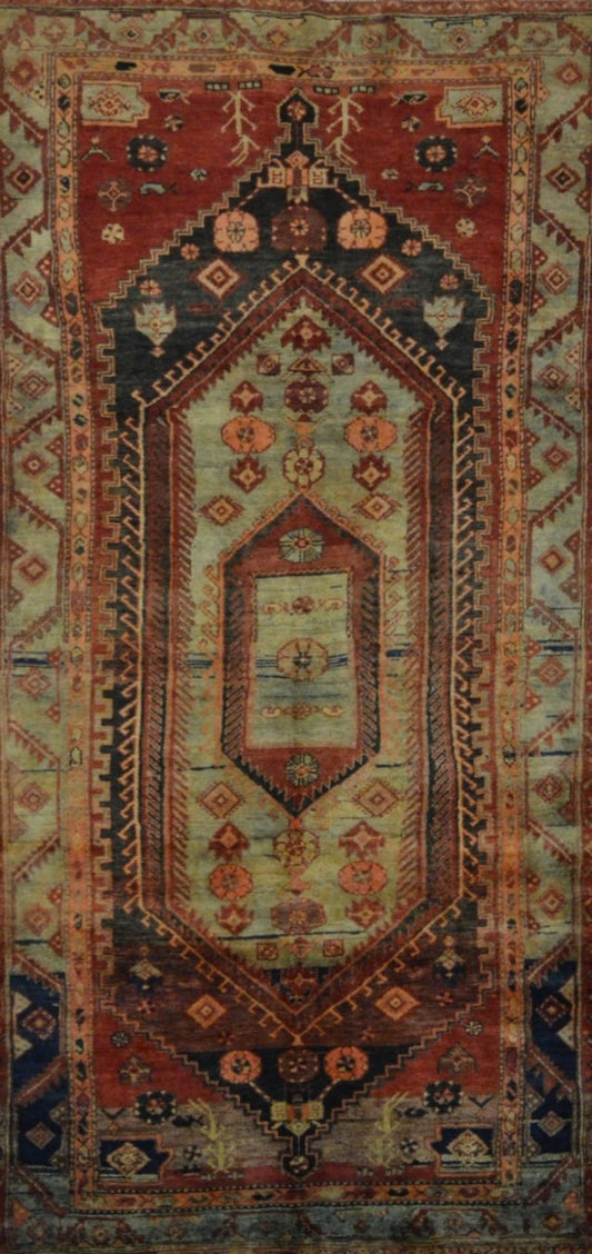 Persian Kurdish hand knotted rug 7x10