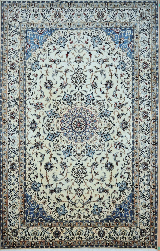 Persian Kashan hand knotted rug 7x10