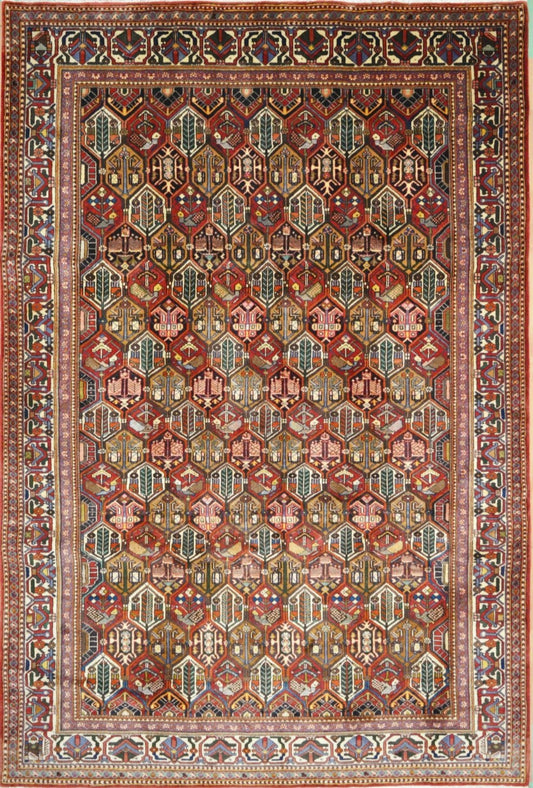 Persian Sarough hand knotted rug 7x10