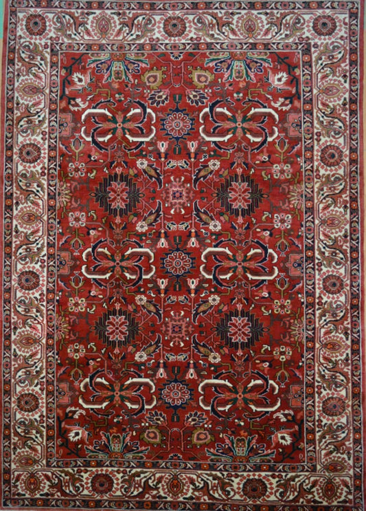 Persian Najafabad Ishfahan hand knotted rug 7x10
