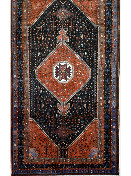 Persian Kashan hand knotted rug 7x10