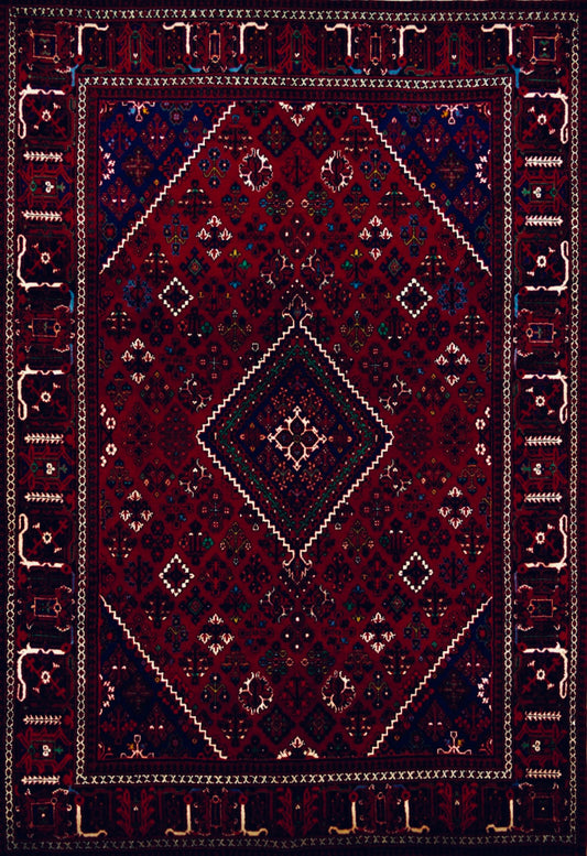 Persian Joshaghan hand knotted rug 7x10