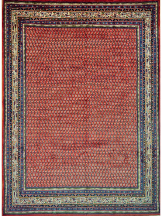 Persian Mir hand knotted rug 7x10