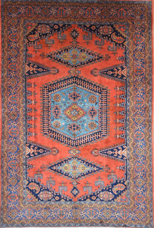 Pakistani Super Fine Chobi Vegetable Dye hand knotted rug 2'6x4'6