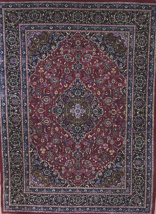 Persian Turkman hand knotted rug 8x11