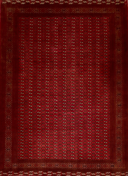 Afghan Super Fine Kazak hand knotted rug 8x11