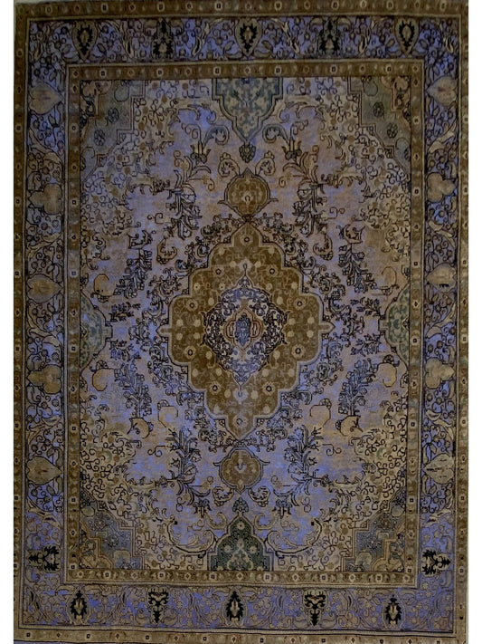 Persian Second Life hand knotted rug 8x11