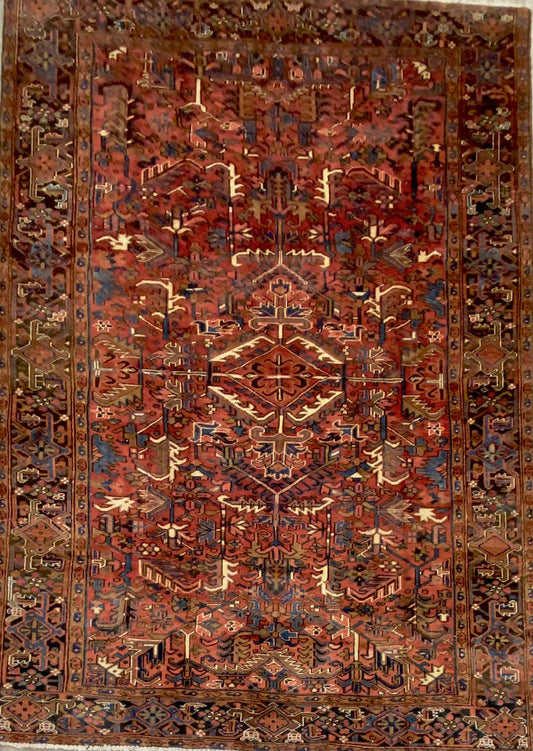 Indian Jaipur hand knotted rug 6x9